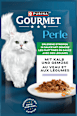 Nassfutter Katze mit Kalb & Gemüse, Perle - erlesene Streifen in Sauce Purina Gourmet
