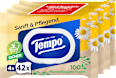 Feuchtes Toilettenpapier sanft & pflegend Kamille (16x42 St) Tempo