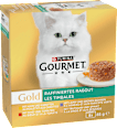 Nassfutter Katze raffiniertes Ragout Multipack (8x85 g) Purina Gourmet