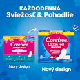 Normal slipové vložky cotton Carefree