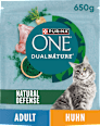 Trockenfutter Katze mit Huhn & Spirulina, dual nature natural defense PURINA ONE