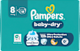 Windeln Gr. 8 XL (17+ kg)  Pampers baby-dry