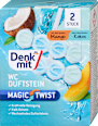 Magic Twist mango-kokos osvježivač WC školjke, 2x48g Denkmit