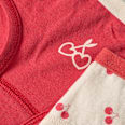 Slips mit Kirschen-Muster, rot + weiß, Gr. 86/92 ALANA