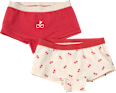 Pantys mit Kirschen-Muster, rot + weiß, Gr. 110/116 ALANA