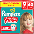 Baby Pants Gr. 9 XL (19+ kg) Big Pack  Pampers baby-dry