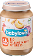 bio příkrm jablko, švestka & krupice babylove