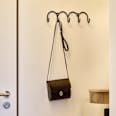 Garderobenhaken aus Metall, schwarz (30x7x4 cm) dm home