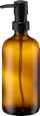 Spülmittelspender aus Glas, braun (500 ml) dm home