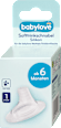 Softtrinkschnabel für Weithals Silikon, ab 6. Monat babylove