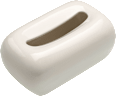 Taschentuchbox aus Keramik, offwhite dm home