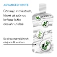 Ústna voda Advanced White Mild Taste Spearmint Listerine