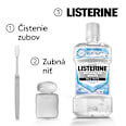 Ústna voda Advanced White Mild Taste Spearmint Listerine