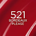 tekutá rtěnka Hyaluron Tint, 521 Bordeaux Please L'ORÉAL PARiS