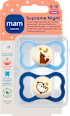Schnuller Supreme Night blau 6-16 Monate mam