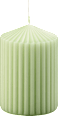 Lumânare stâlp decorativă 100/70 verde Profissimo