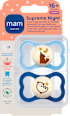 Schnuller Supreme Night blau 16+ Monate mam