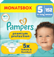 Windeln Premium Protection Gr. 5 Junior (11-16 kg) Monatsbox Pampers premium protection