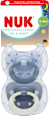 Schnuller First Choice Classic Day & Night Silikon, blau, 18-36 Monate   NUK