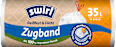 Müllbeutel 35 l Zugband mit 100 % recyceltem Plastik Swirl