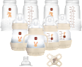 Babyflaschen Easy Start Anti-Colic Set, beige 11tlg, von Geburt an mam