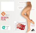 Seidenfein Strumpfhose teint 15 DEN, Gr. 40/44 nur die
