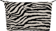 Kulturbeutel Zebra creme/schwarz manòu