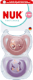 Schnuller First Choice Silikon, rose/lila, 6-18 Monate NUK