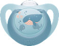 Schnuller First Choice Silikon, grün/blau, 18-36 Monate NUK