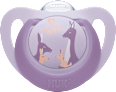 Schnuller First Choice Silikon, rose/lila, 6-18 Monate NUK