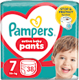 Scutece chiloțel numărul 7, 17kg+  Pampers active baby