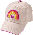 Basecap mit Regenbogen-Applikation, beige, Gr. 54/55 PUSBLU