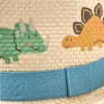 Strohhut mit Dino-Motiv, beige, Gr. 50/51 PUSBLU