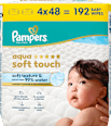Feuchttücher aqua soft touch (4x48 St) Pampers