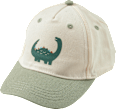 Basecap mit Dino-Motiv, beige +grün, Gr. 52/53 PUSBLU
