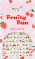 Naklejki na paznokcie Fruity Fun trend !t up