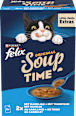 Katzensnack Soup Geschmacksvielfalt aus dem Wasser Felix