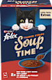 Katzensnack Soup Tender Strips Fleisch Felix