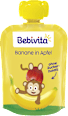 Voćni pire – jabuka i banana, 4 x 90 g Bebivita