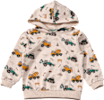 Sweatshirt mit Kapuze & Baustellen-Muster, beige, Gr. 104 ALANA