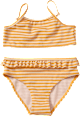 Bikini mit Rüschen, gelb, Gr. 134/140 PUSBLU