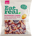 HUMMUS CHIPS - slani flips od leblebije sa ukusom karamelizovanog luka i sirćeta Eat Real