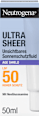 Sonnenfluid Gesicht, ultra sheer age shield, LSF 50 Neutrogena
