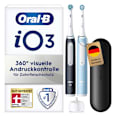 Elektrische Zahnbürste Duo iO3 Matt schwarz & blau Oral-B