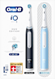 Elektrische Zahnbürste Duo iO3 Matt schwarz & blau Oral-B