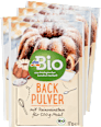 Backpulver mit Reinweinstein (4x17 g) dmBio