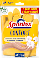 rukavice Confort 2 páry, velikost M Spontex