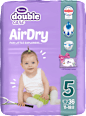 double care Air Dry pelene za djecu vel. 5 (11-18kg) Violeta