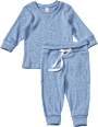Schlafanzug mit Mitwachsfunktion, blau, Gr. 74/80 ALANA