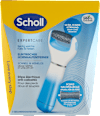 Expert Care  elektrický strojek na pedikúru modrý + 2 náhradní hlavice Dr. Scholl's